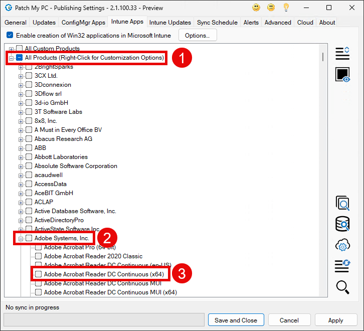 Product tree structure