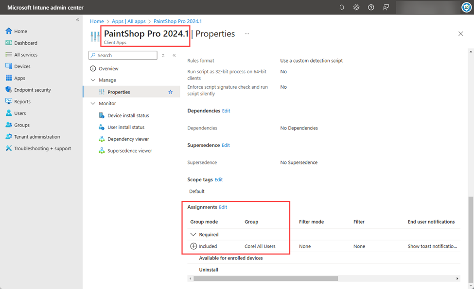 Updated assignment for the original version (2024.1)