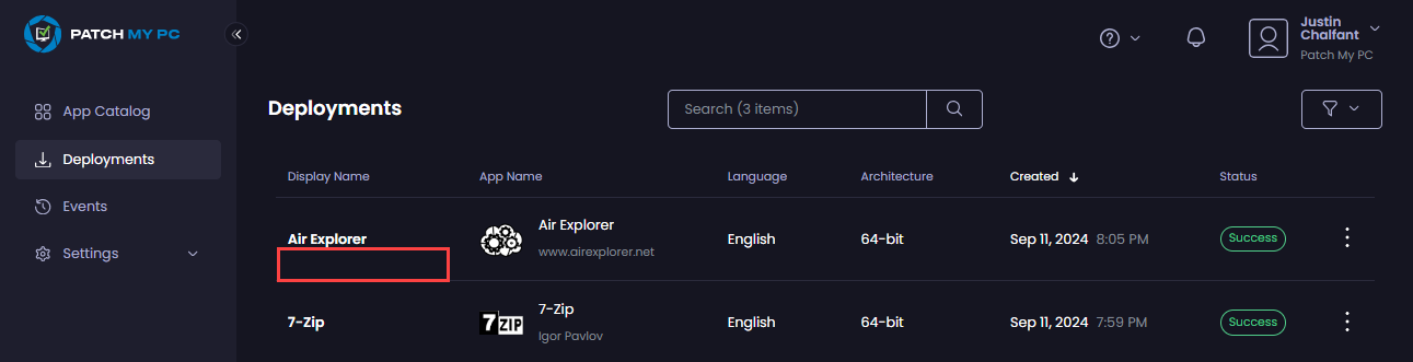 "UPDATES PAUSED" no longer under the deployment name.