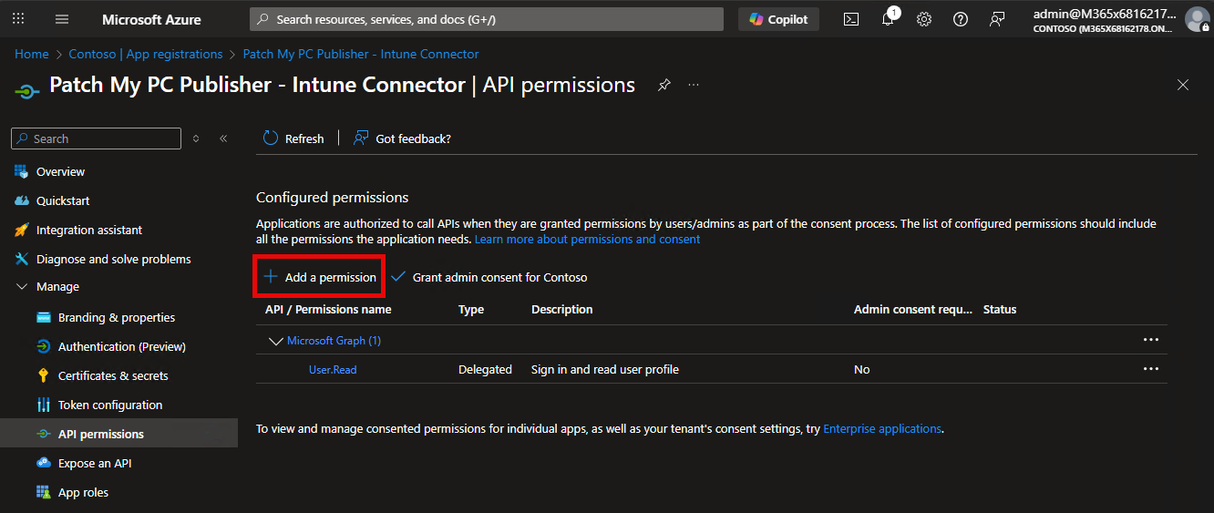 Add an API Permission