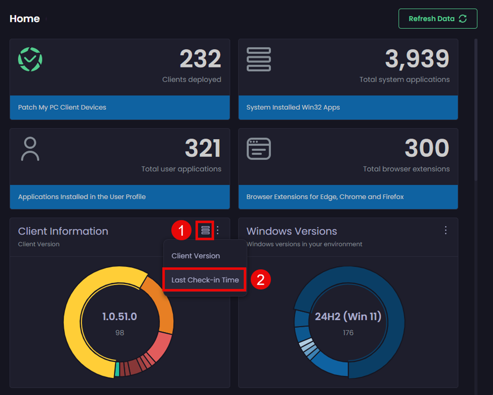 Selecting ‘Last Check-in Time’