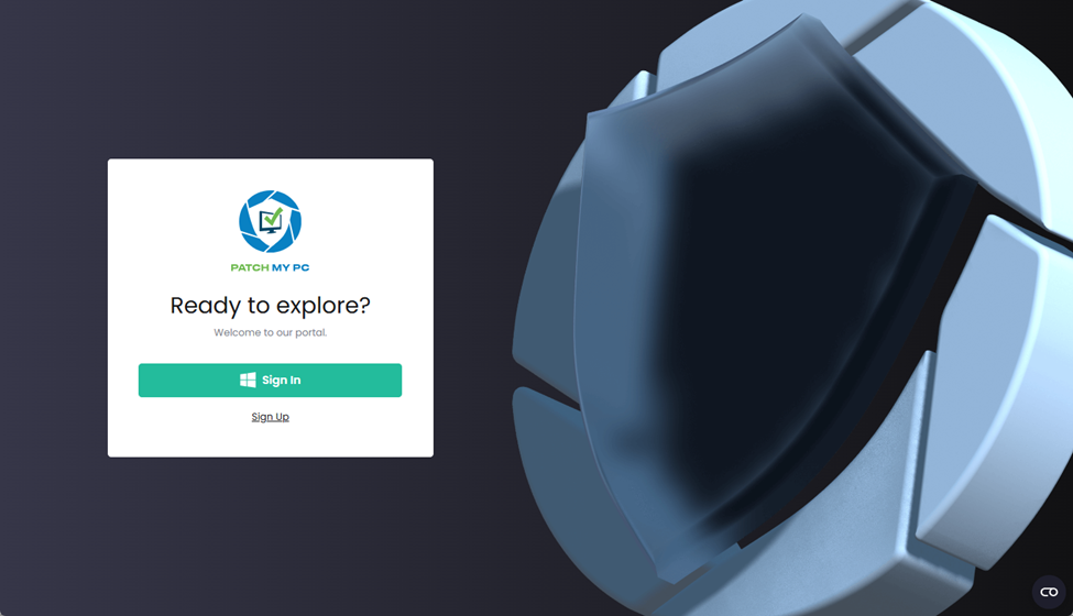 “Ready to explore” screen