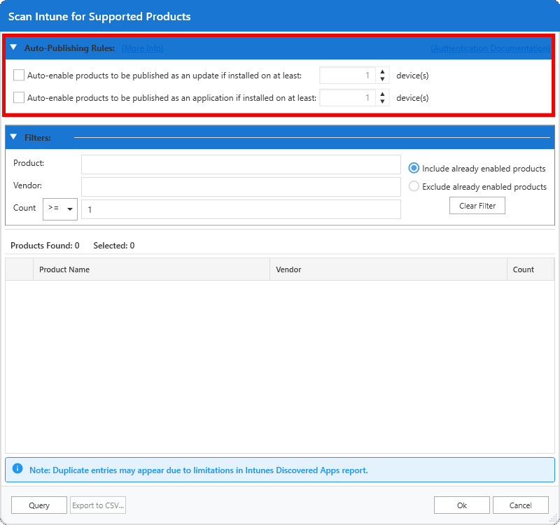 Auto-Publishing Rules