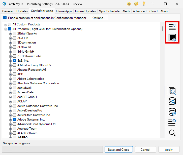 Product Tree FIlters