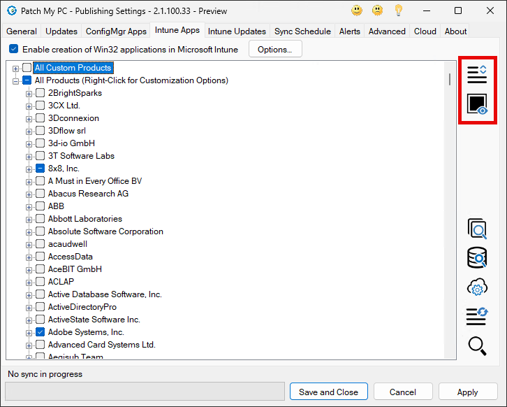 Product Tree FIlters