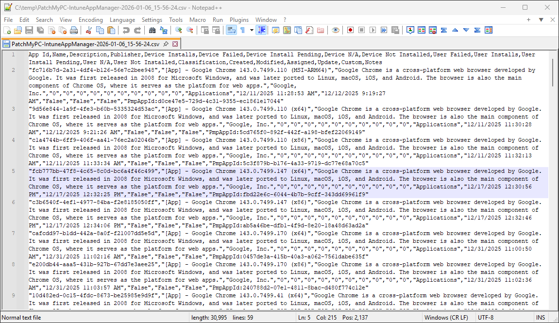 PatchMyPC-IntuneAppManager.csv