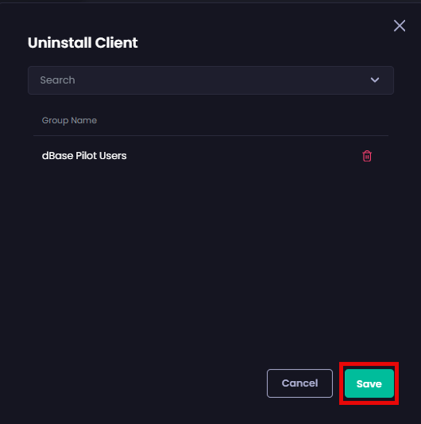Clicking “Save”