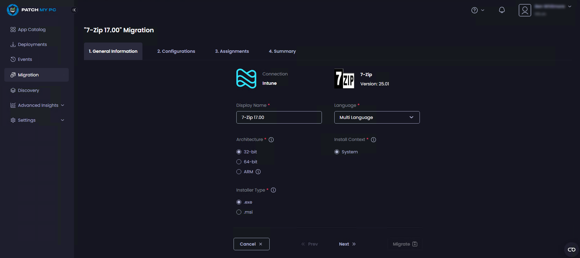 Single suggested app is matched