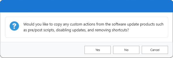 Confirm Customizations & Selections Copy
