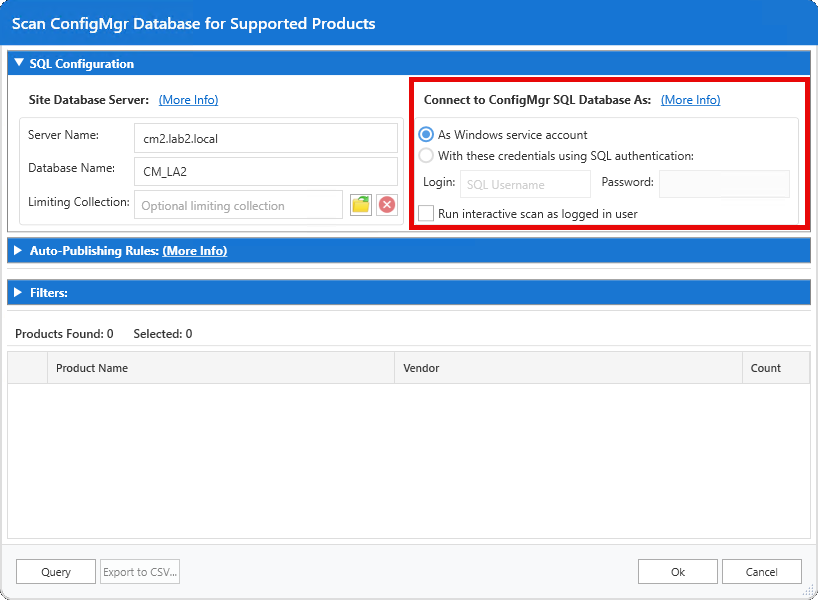 SQL Database Authentication