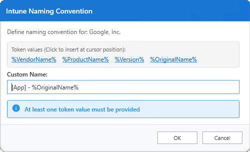Intune Naming Convention