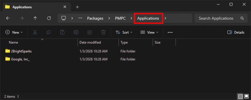 Source Folder Structure
