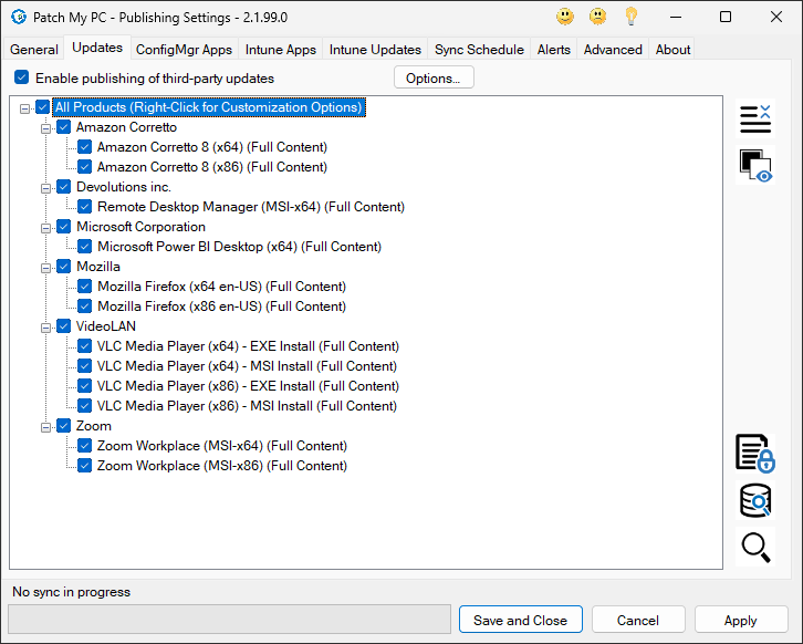 Limited Trial Mode available products